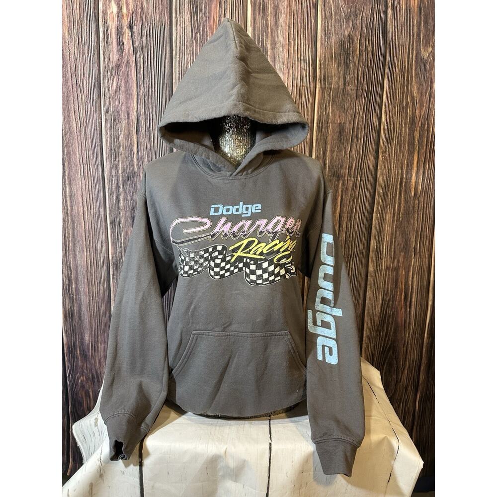 Dodge Charger Hoodie Mens Medium Racing American Horsepower Muscle Licensed